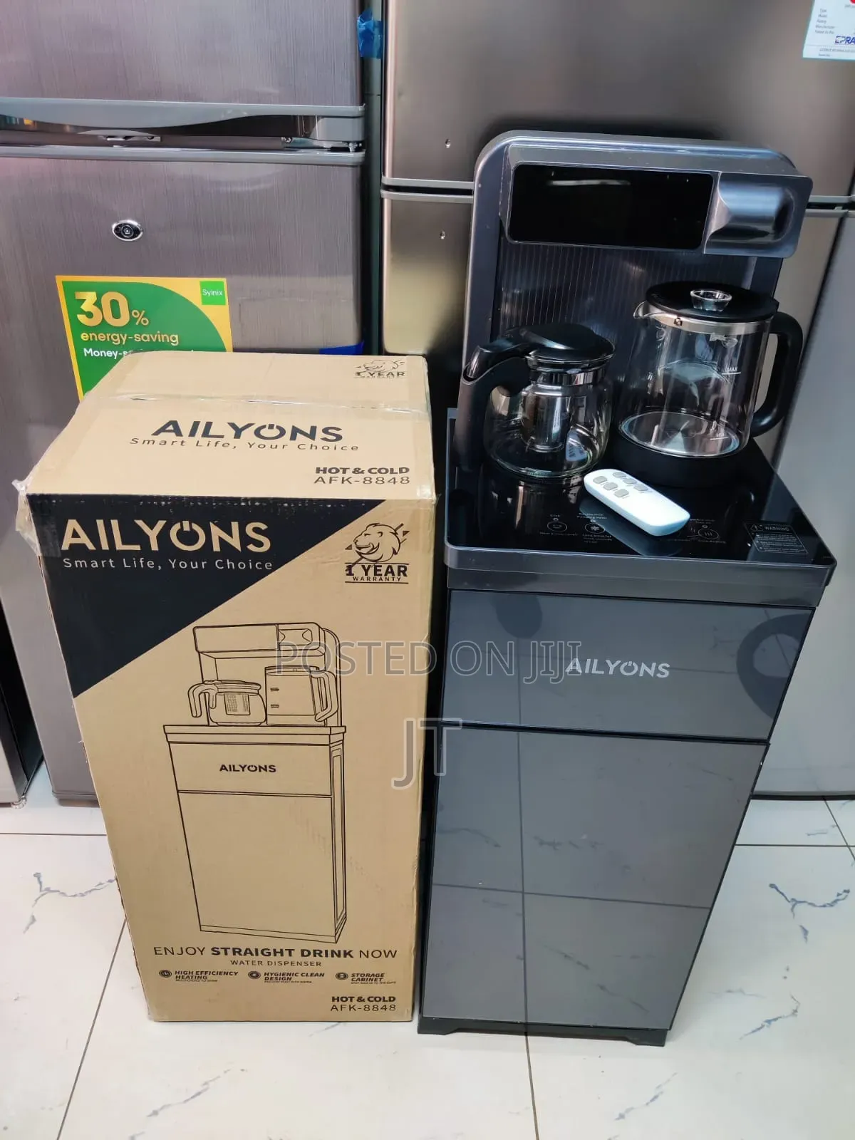 AILYONS Bottom Load Hot and Cold Water Dispenser With Coffee Maker