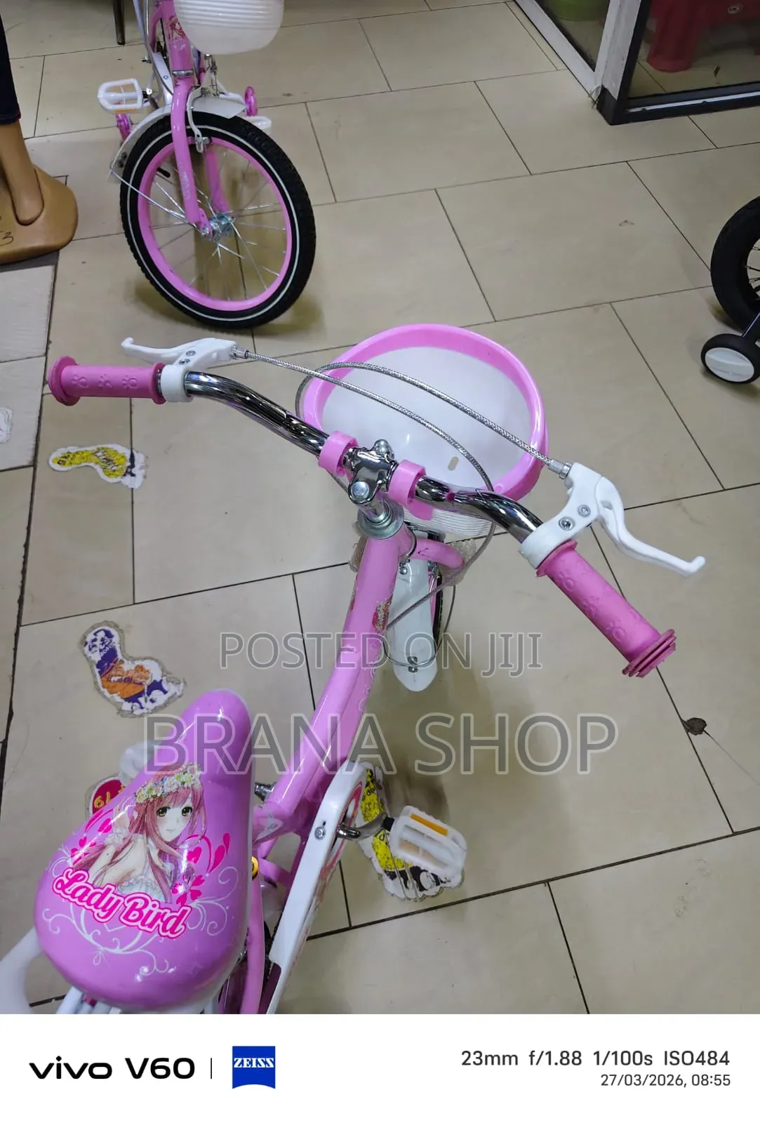 **Lady Bird Princess-Style Kids Bicycle Size 12 – Girls’ Bicycle 