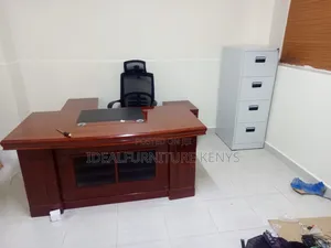 Executive Desk 1.8 Meter - Mahogany Brown Office Desk