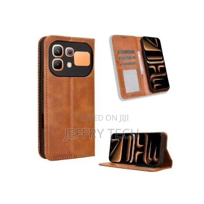 Caseme Leather Flip Cover for Infinix Note 60/Infinix Note 60pro Pro