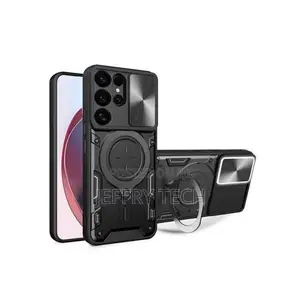 Samsung Galaxy S25 Ultra Hybrid Case With 360 Degree Rotating Finger R
