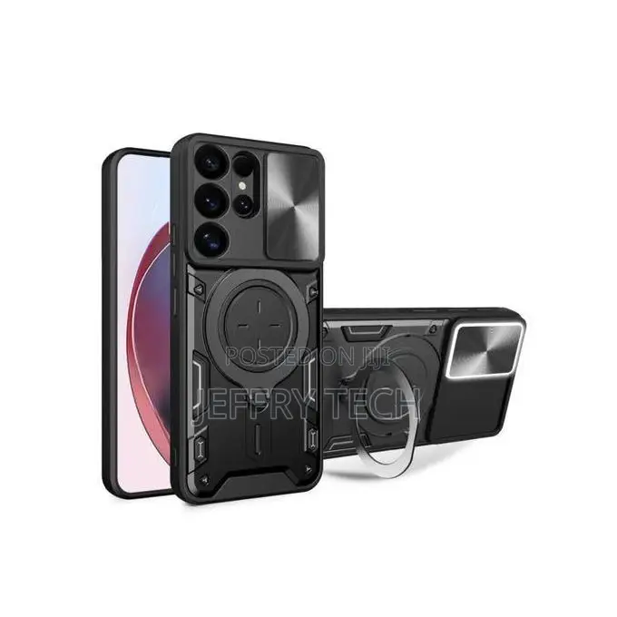 Samsung Galaxy S25 Ultra Hybrid Case With 360 Degree Rotating Finger R