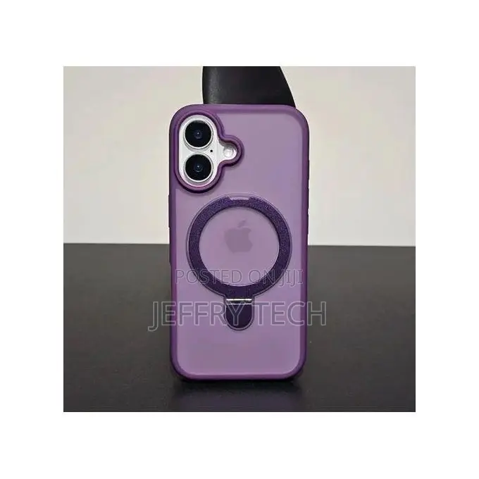 iPhone 17 Case With Magnetic Ring Stand and Free Camera Protectors F