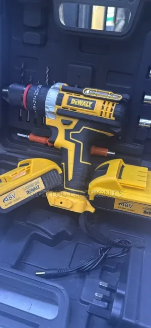 Heavy Duty DeWALT 48V Cordless Power Drill Machine With Accessories