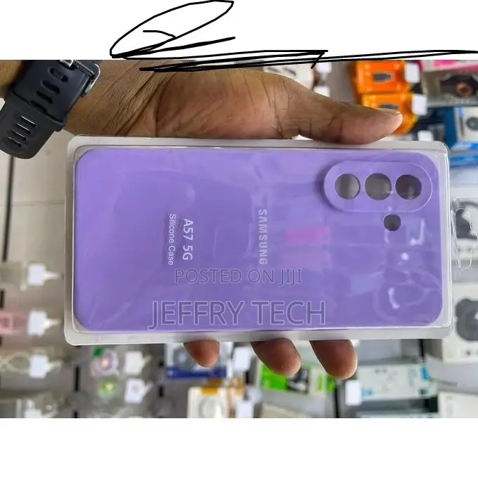 Samsung A57 Back Cover Original Premium Silicone Heavy Duty Prote