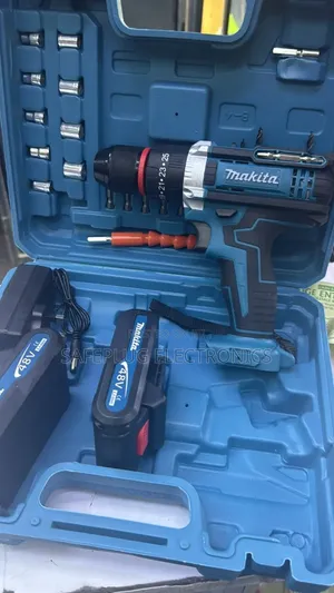 Heavy Duty Makita 48V Cordless Power Drill Machine With Accessories