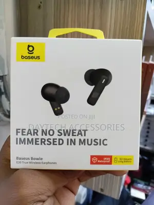 The Baseus Bowie E20 True Wireless Earphones in Black