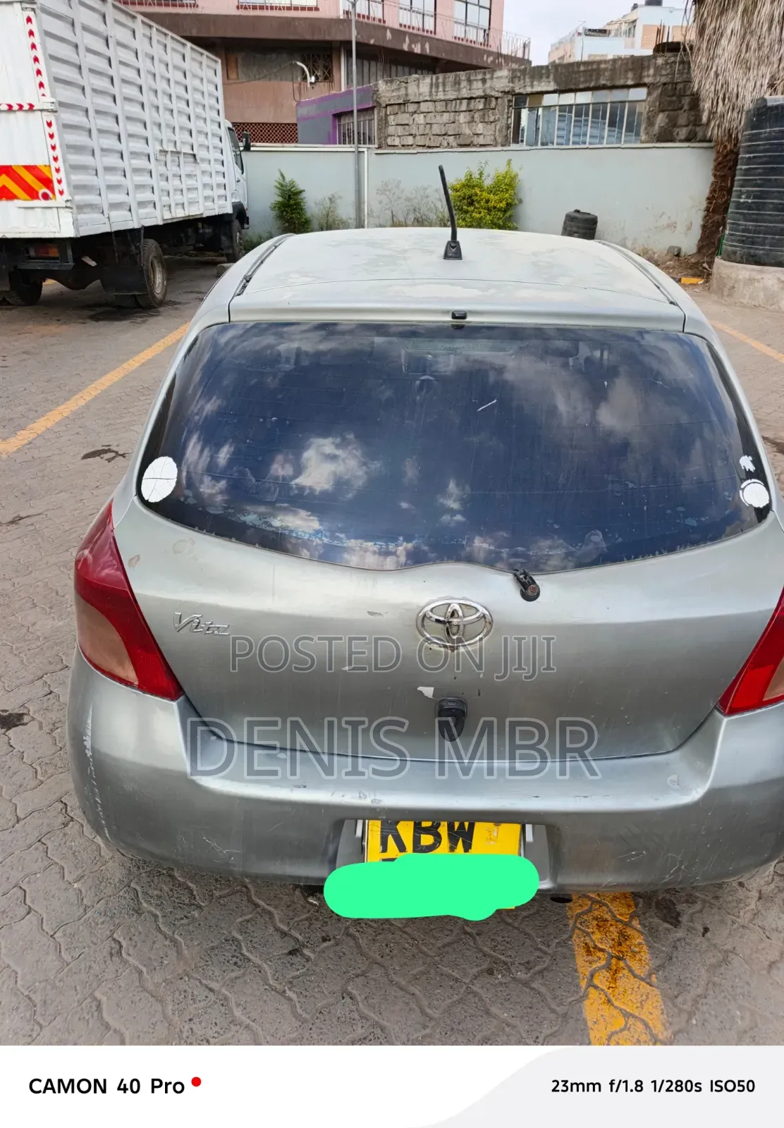 Toyota Vitz 2008 Gray