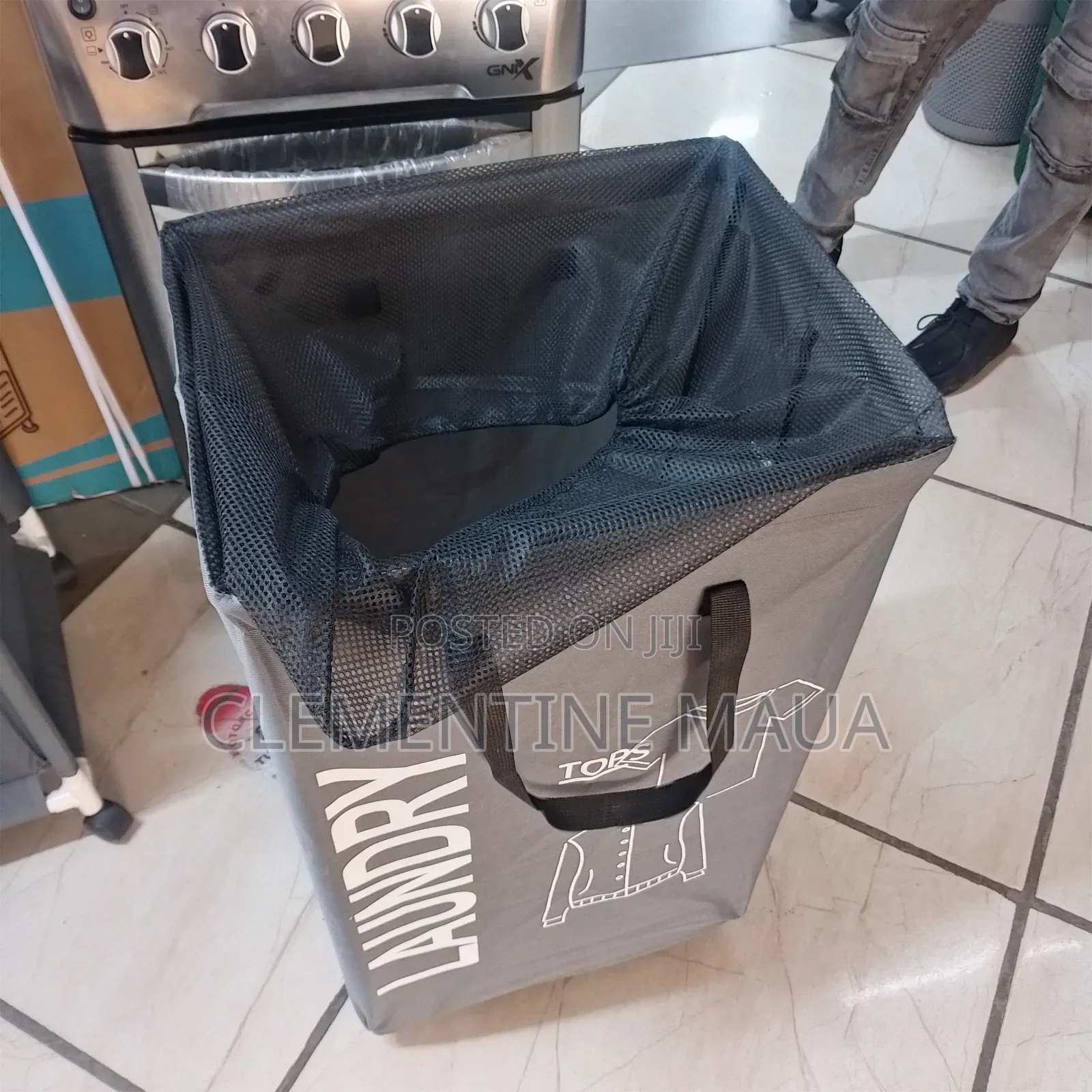 Laundry Storage Bags and Bucket