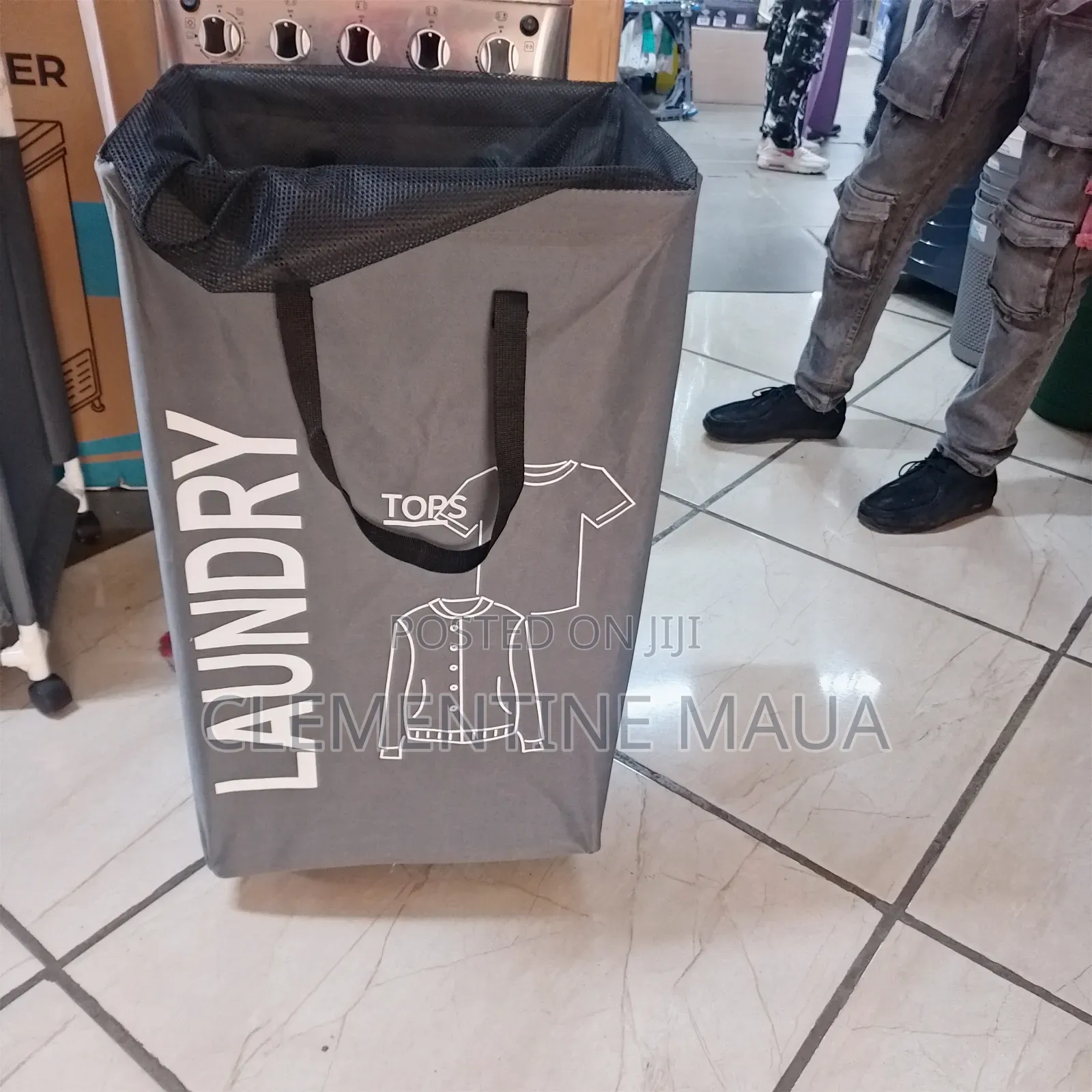 Laundry Storage Bags and Bucket
