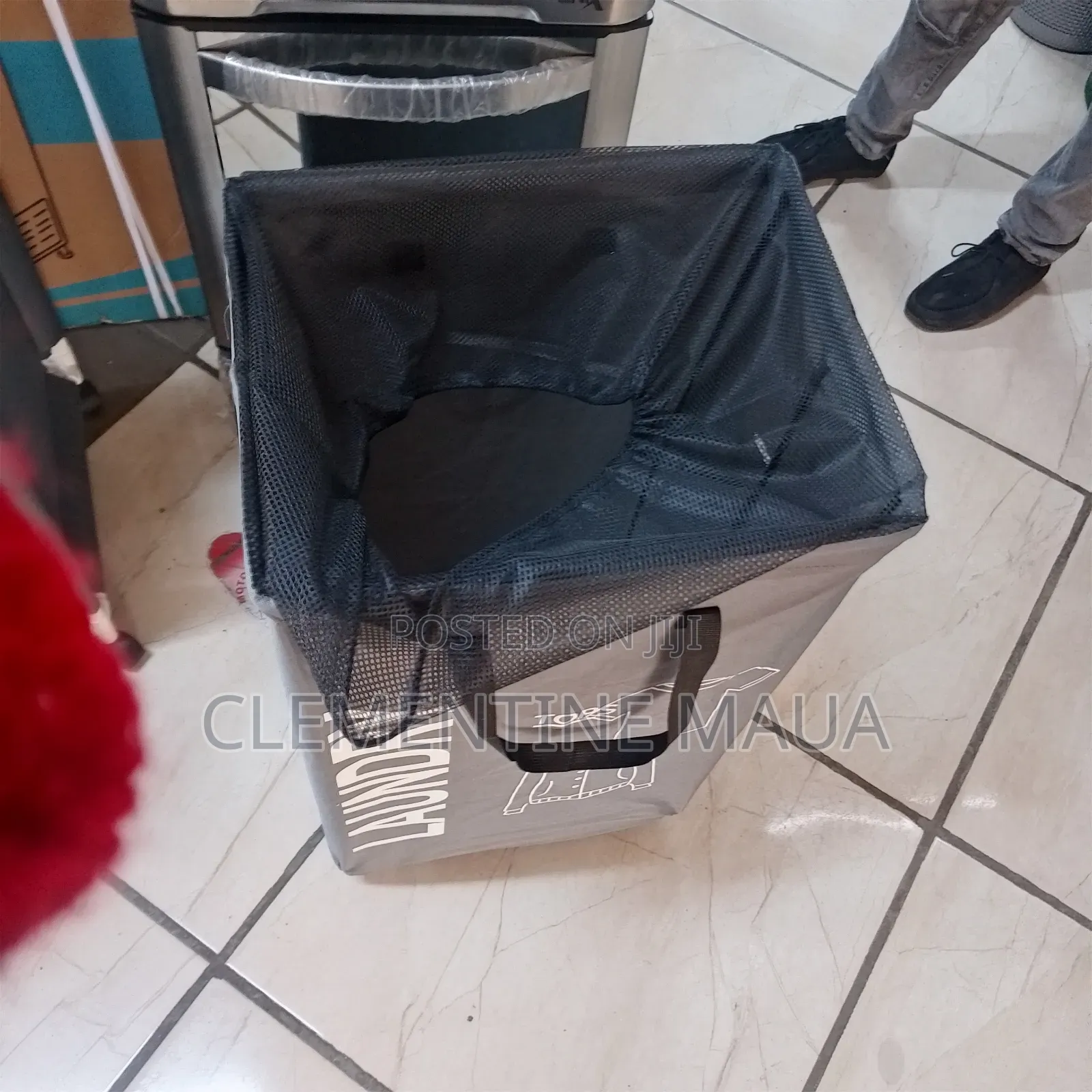 Laundry Storage Bags and Bucket
