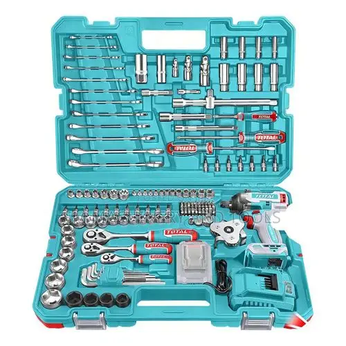 Total 172 PCS Cordless Impact Wrench Tools Set