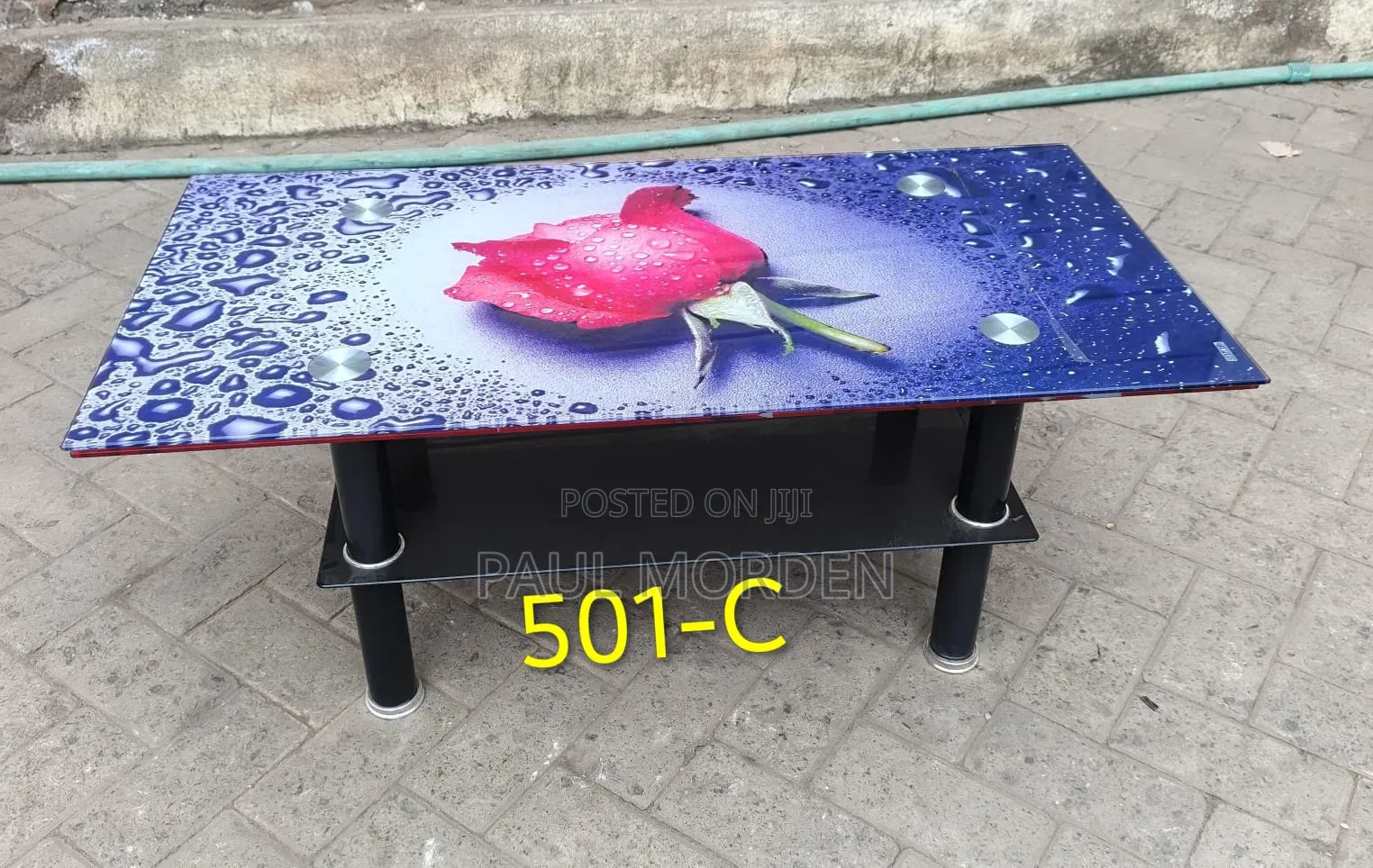 Love Flowered Coffee Table