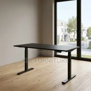 Office Desk; Modern 1.2 Meters Adjustable Desk With Electric Button