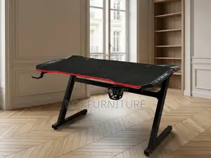 Office Desk; Black Ergonomic Home Office Computer Gamers Desk