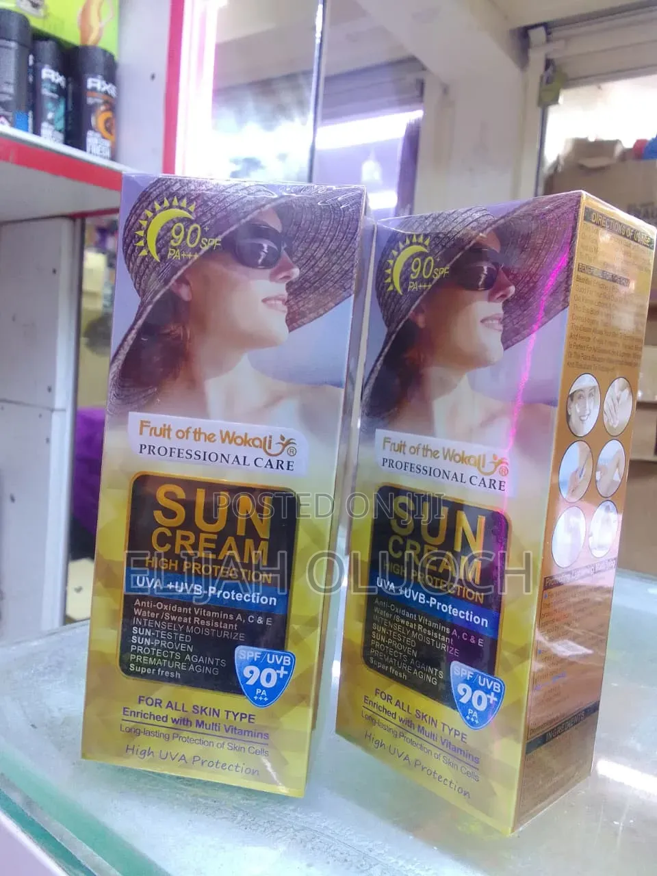 Fruit of the Wokali Professional Care Sun Cream