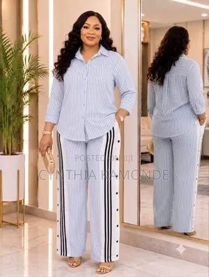 Stripped Two Piece Set