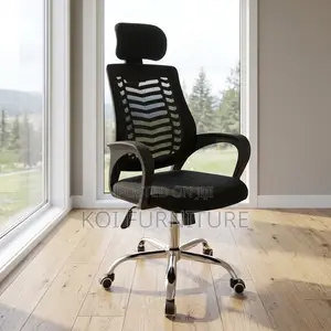 Office Chairs; Headrest Modern Recliner Fabric Ergonomic Seat