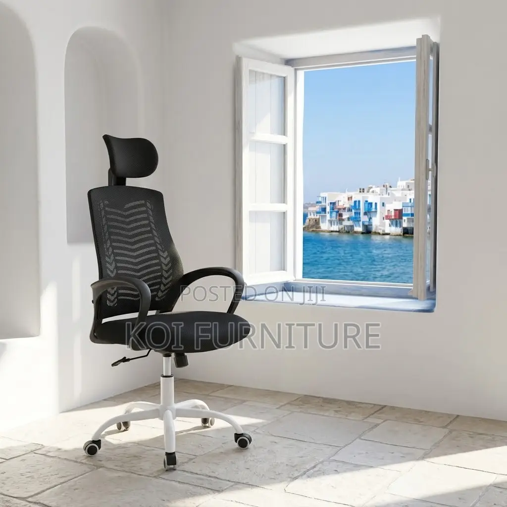 Office Chairs; Headrest Modern Recliner Fabric Ergonomic Seat