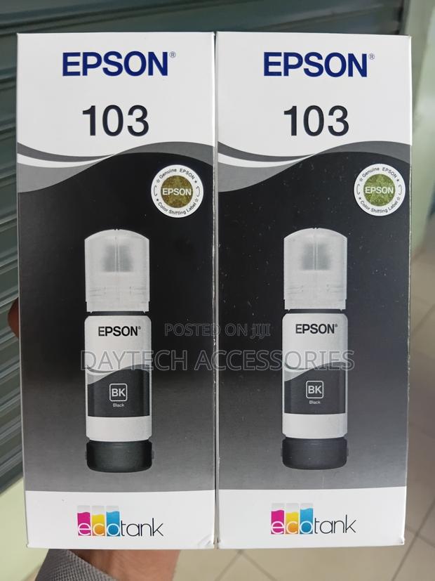 Epson 103 Original Ink Bottle - Black - thumbnail 3