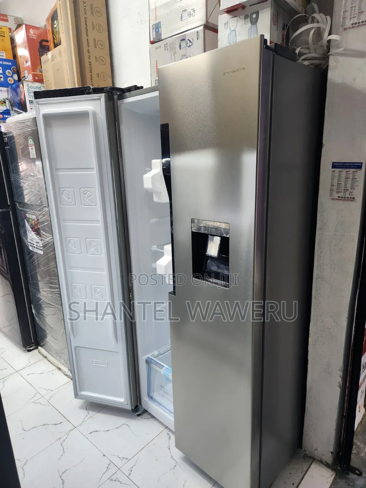 Vision a Unique Side by Side Fridge