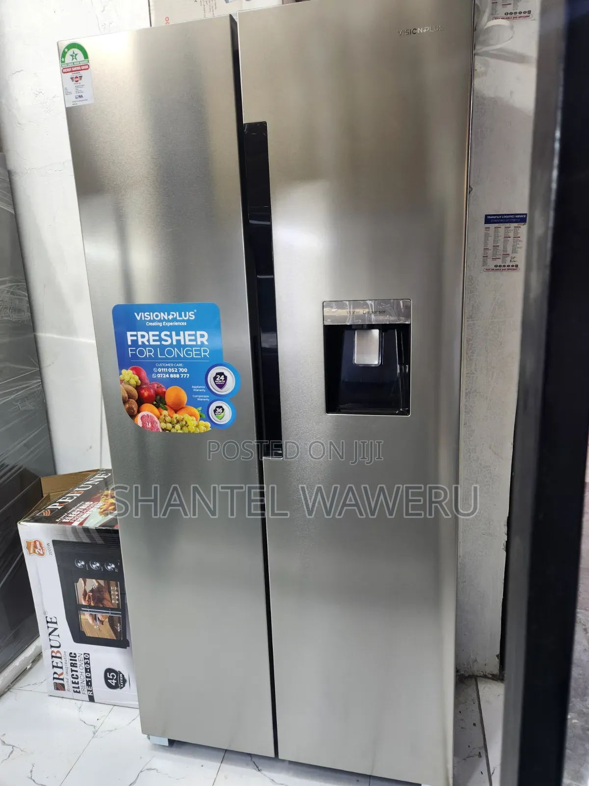 Vision a Unique Side by Side Fridge