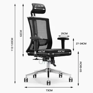 Office Chair; Executive Mesh Back Office Chair