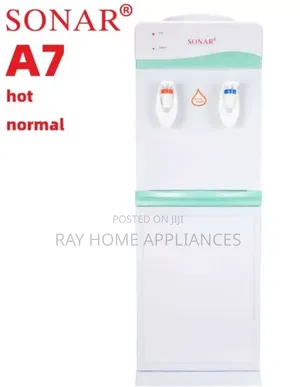 White Sonar A7 Hot and Normal Free Standing Water Dispenser