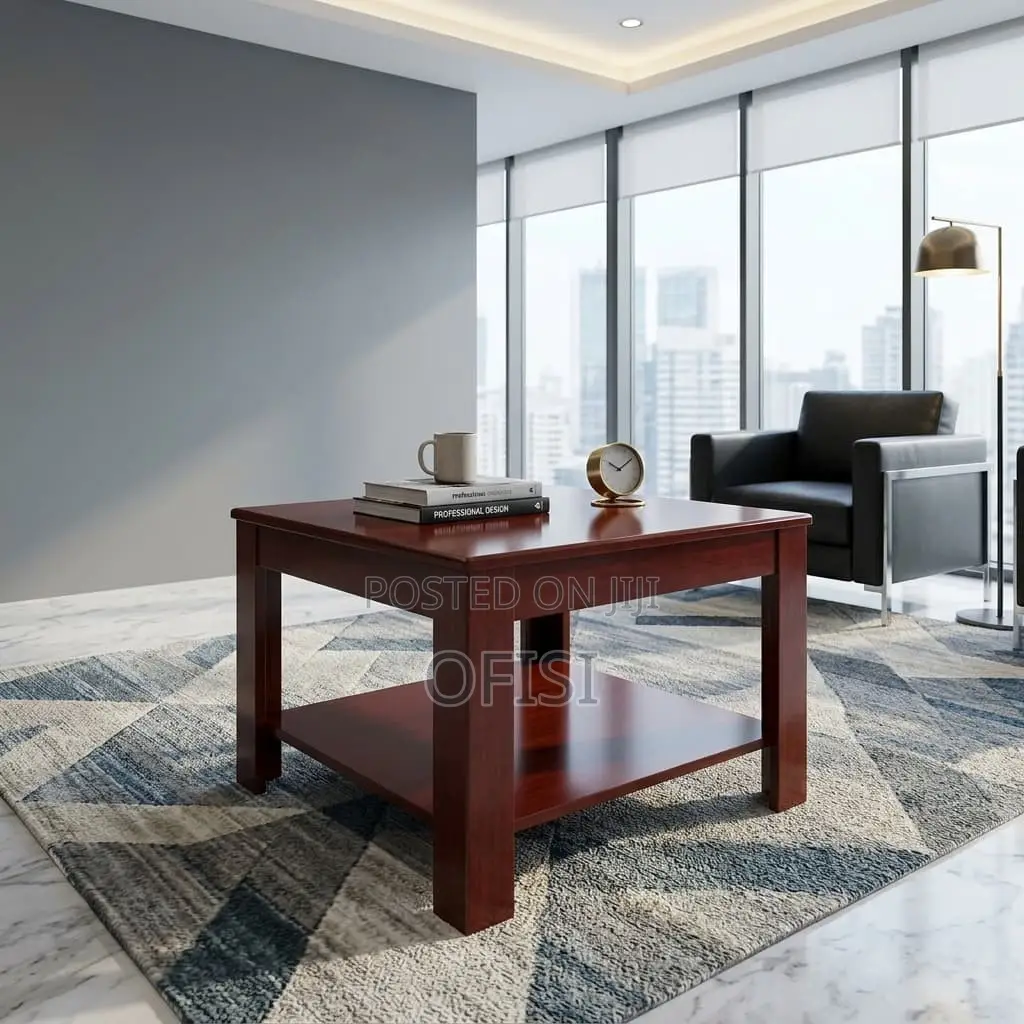 Coffee Table; 0.6m Mahogany Square Coffee Table