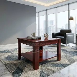 Coffee Table; 0.6m Mahogany Square Coffee Table