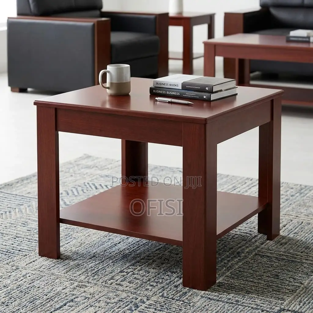 Coffee Table; 0.6m Mahogany Square Coffee Table