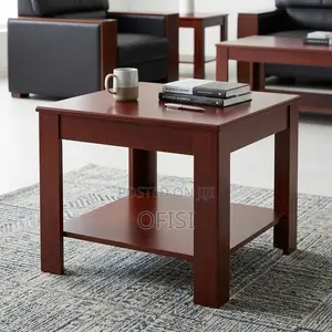 Coffee Table; 0.6m Mahogany Square Coffee Table
