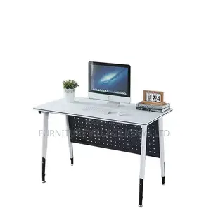 Study Table; 1.2 M Minimalist White Home/Office Computer Table