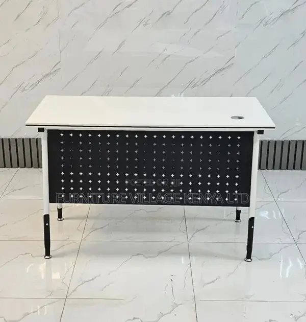 Study Table; 1.2 M Minimalist White Home/Office Computer Table