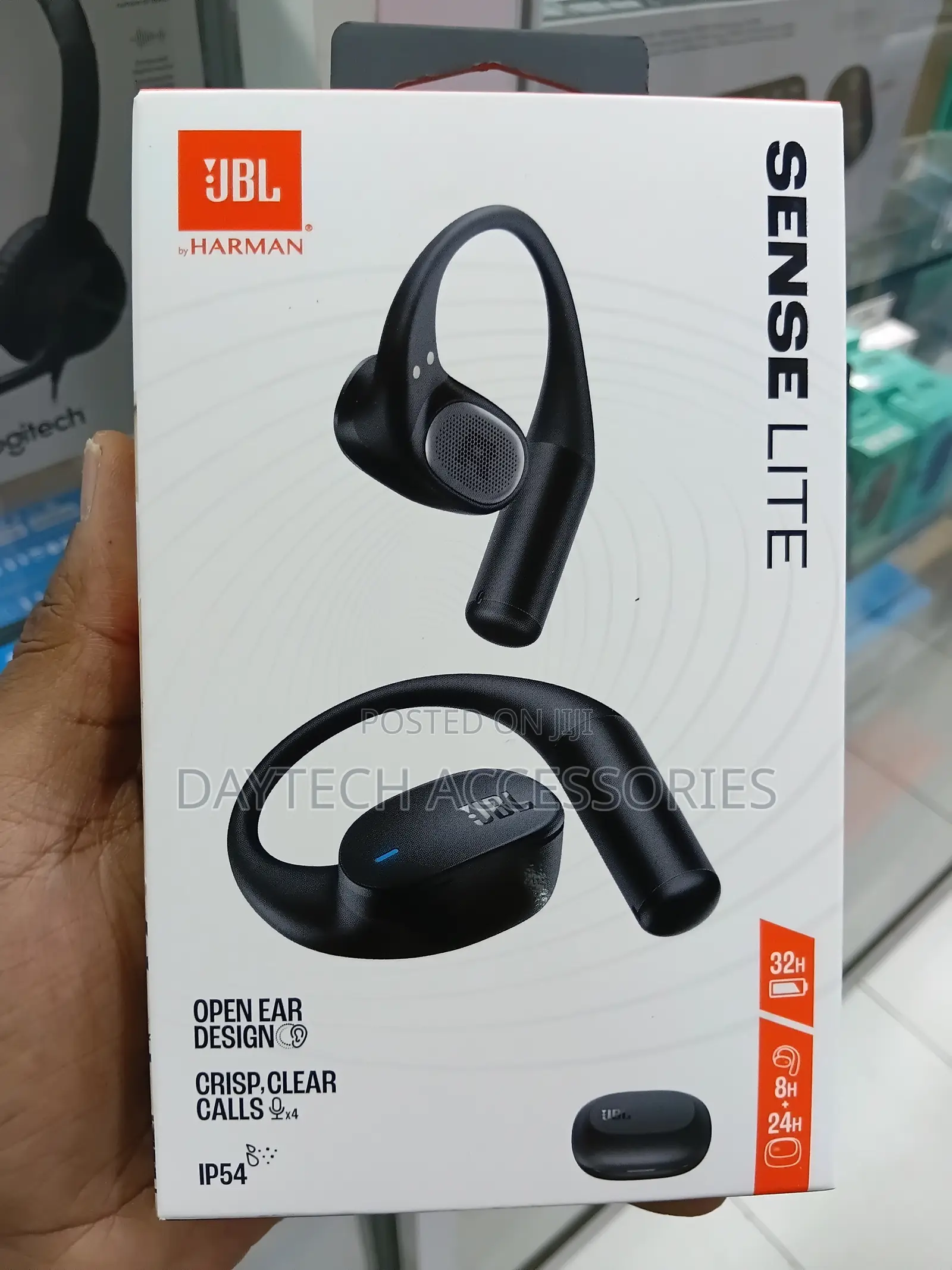 JBL Sense Lite Wireless Open-Ear Earbuds withJBL OpenSound Technology,