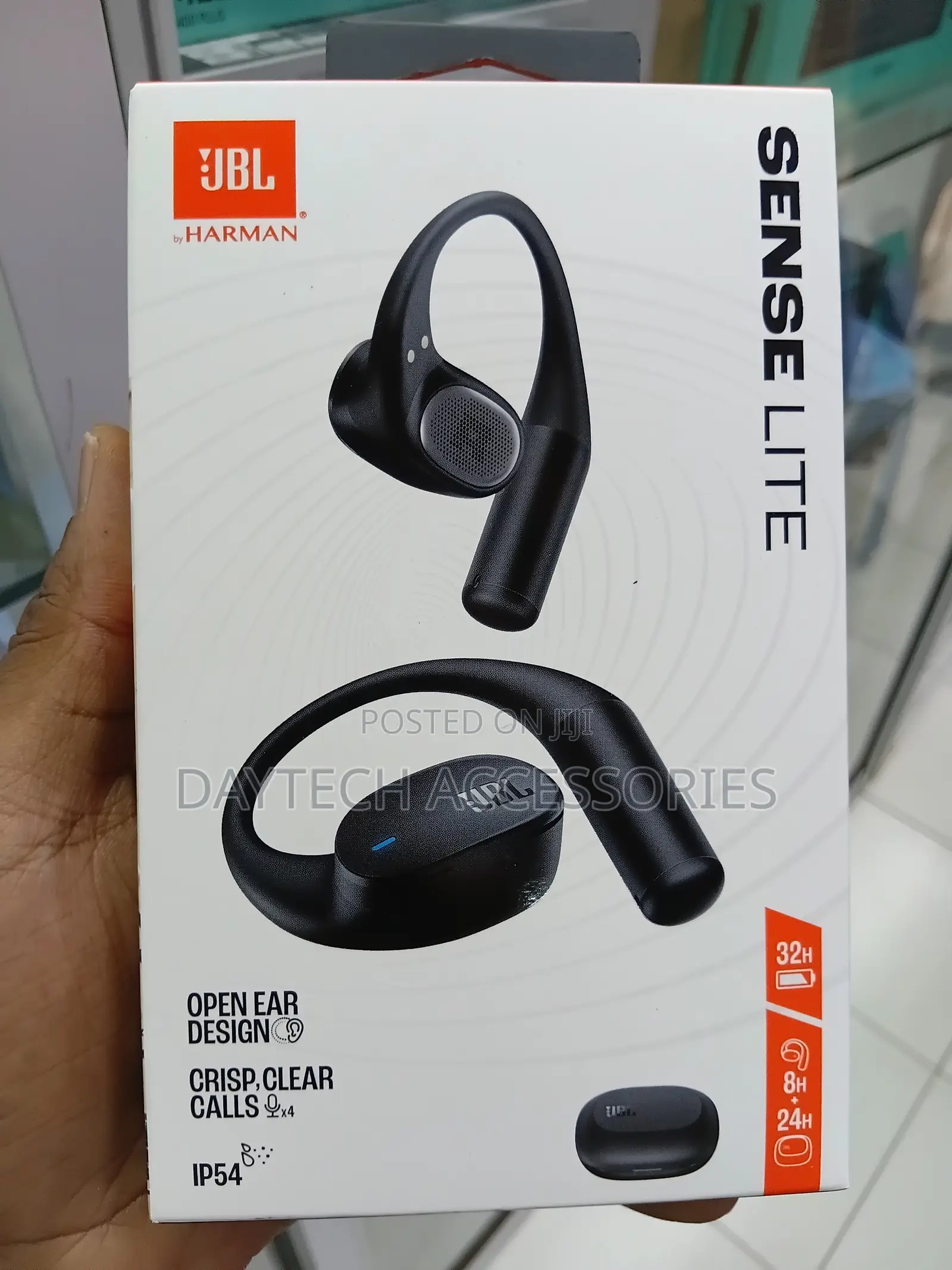 JBL Sense Lite Wireless Open-Ear Earbuds withJBL OpenSound Technology,