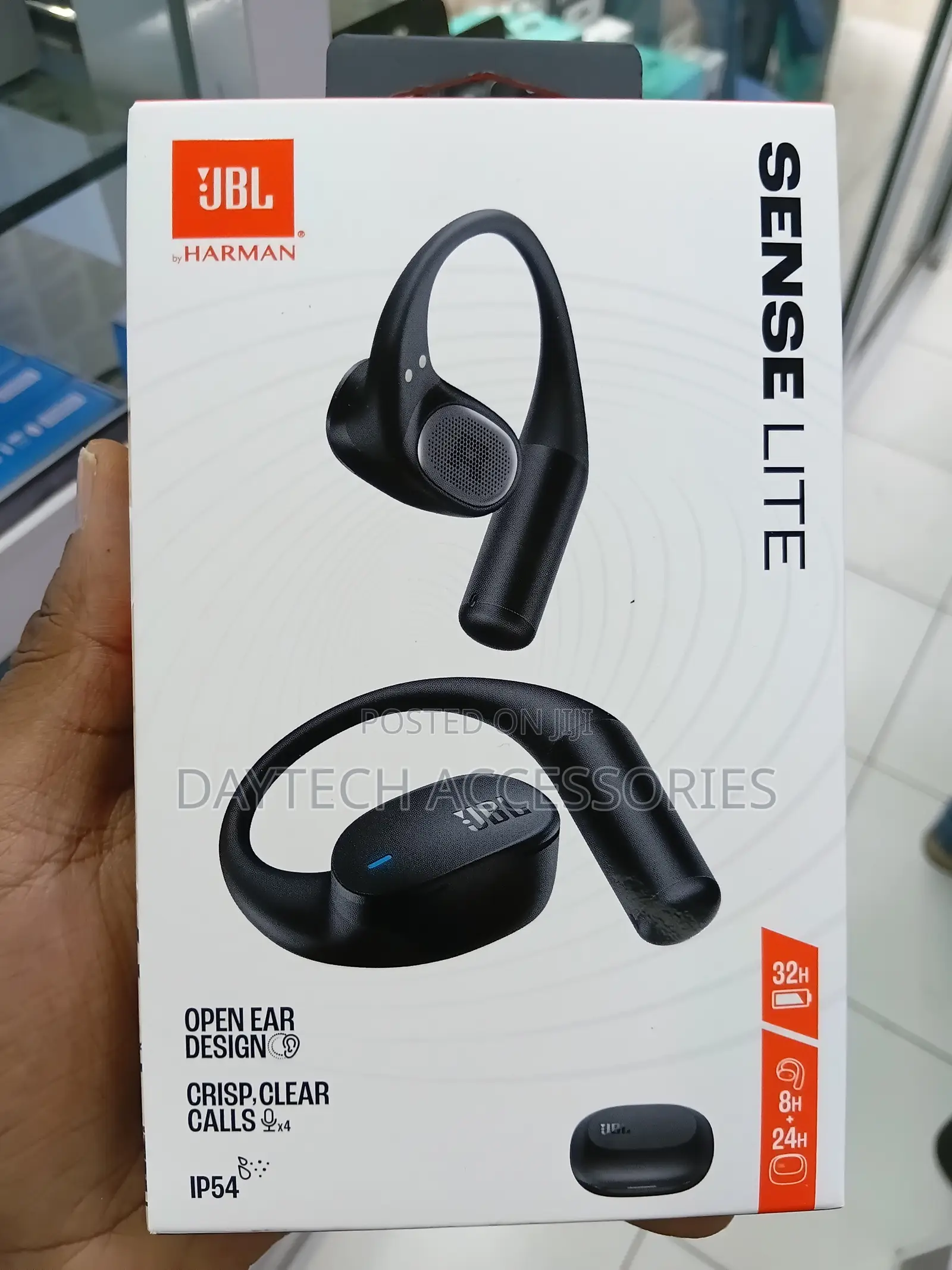 JBL Sense Lite Wireless Open-Ear Earbuds withJBL OpenSound Technology,