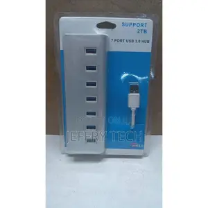 USB HUB 7 PORT Aluminium - Silver