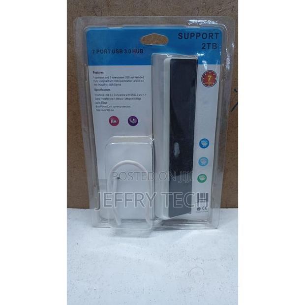USB HUB 7 PORT Aluminium - Silver - thumbnail 2