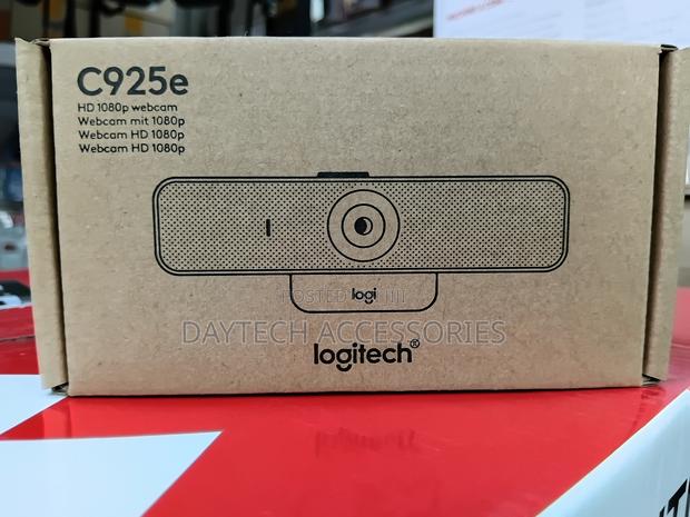 The Logitech C925e Business HD Webcam - Black - main view