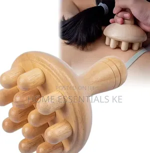 *Wooden Therapy Massage Tools Mushroom Massager Fascial Roller
