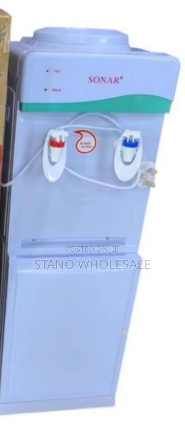 A7 White Standing Dispenser - main view