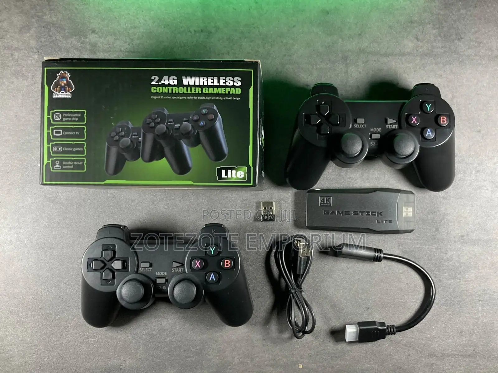 M8 Game Stick, Video Game Console, 2.4G Dual Wireless Controllers