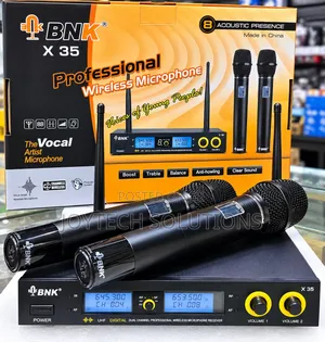Professional Dual Wireless Microphone System – UHF Digital, 2 Mics