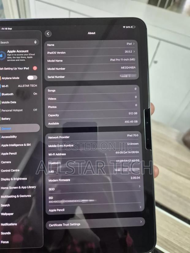 New Apple iPad Pro 512 GB Black - thumbnail 2