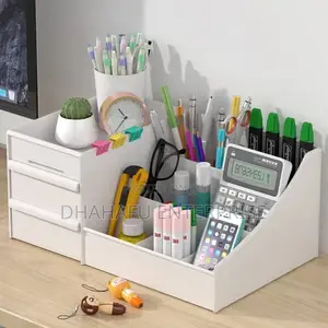 Makeup Organizer With 2 Drawers – Desktop Cosmetics Storage Box