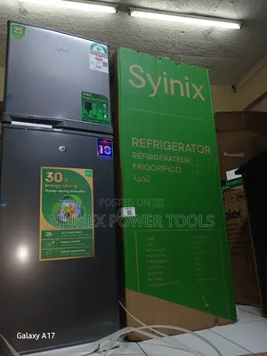 Syinix 137L Double Door Refrigerator (Model FD180BF02)