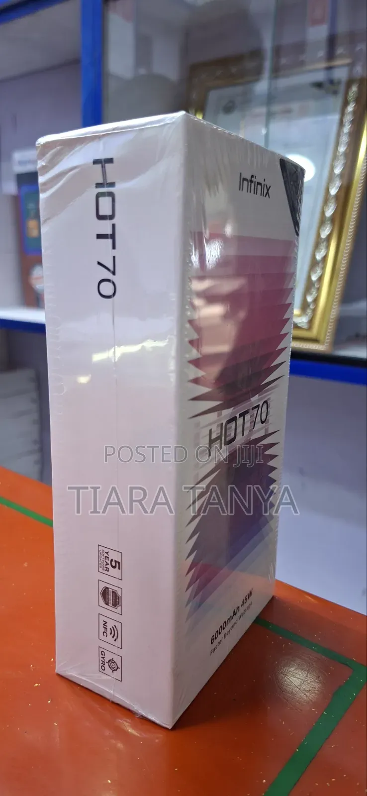 New Infinix Hot 70 128 GB Black