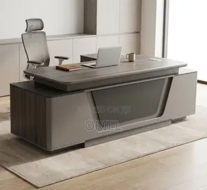 2400MM Executive Office Desk : Premium L-Shaped Executive Office Desk