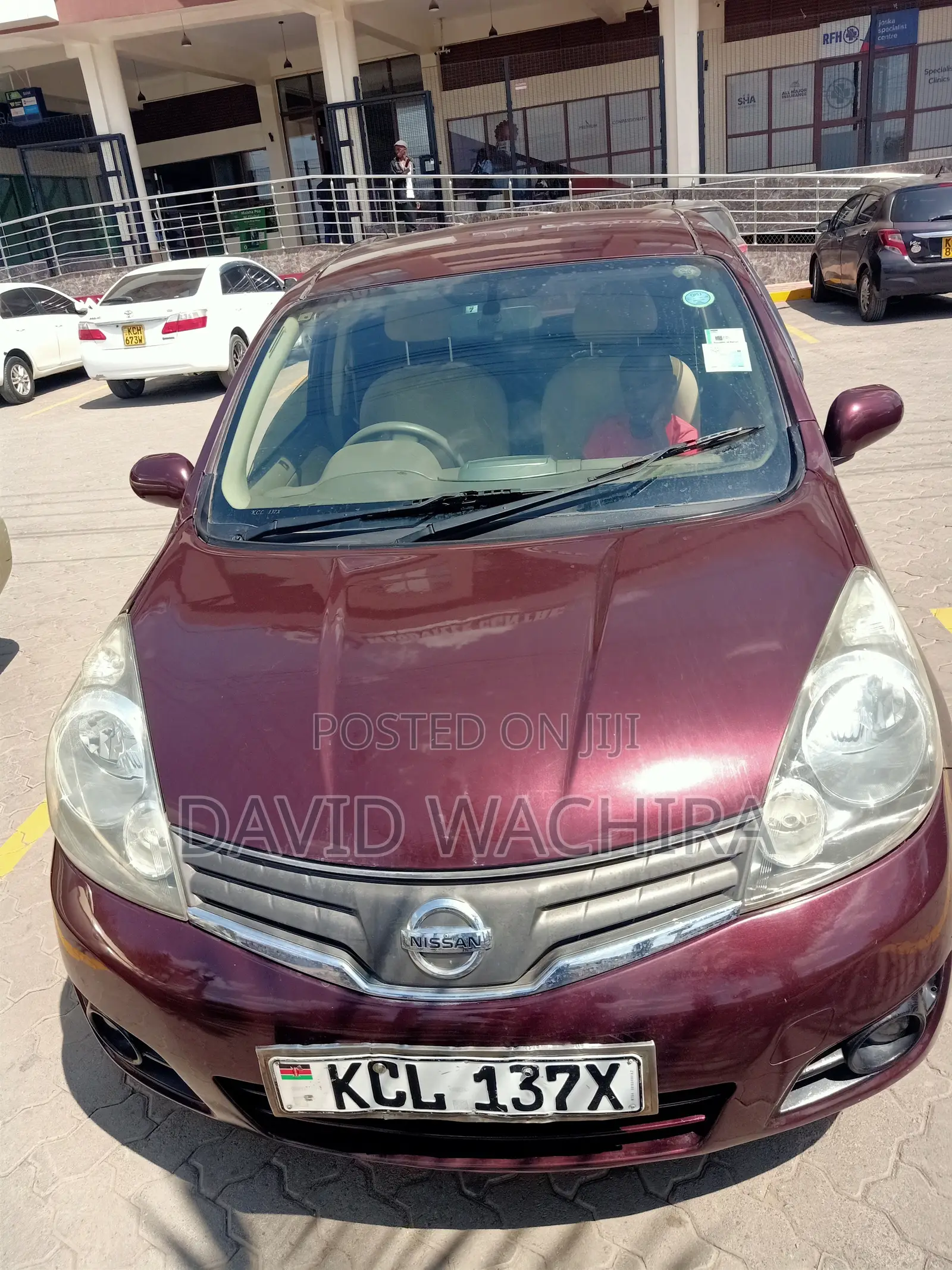 Nissan Note 2010 Burgundy